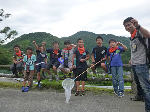 夏休み子どもサマーキャンプ2015「長野・森と川のコース」1日目