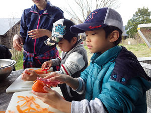 春休み子どもキャンプ2016「千葉・アウトドアコース」1日目