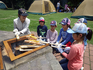 2016年6月26日「たき火で焼こう！棒パン作り！～好きな味で作って食べよう！」活動報告