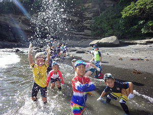 夏休み子どもキャンプ2016「千葉・海と岬のコース」1日目