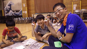 夏休み子どもキャンプ2016「長野・川と森のコース」1日目