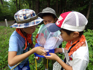 夏休み子どもキャンプ2017「長野・川と森のコース」1日目