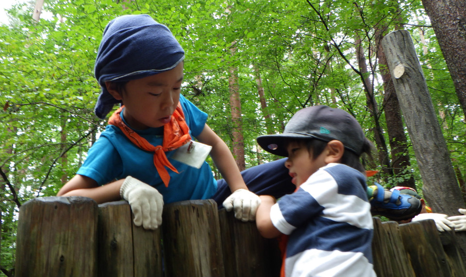 夏休み子どもサマーキャンプ2019「山梨・山とテントのコース」2日目