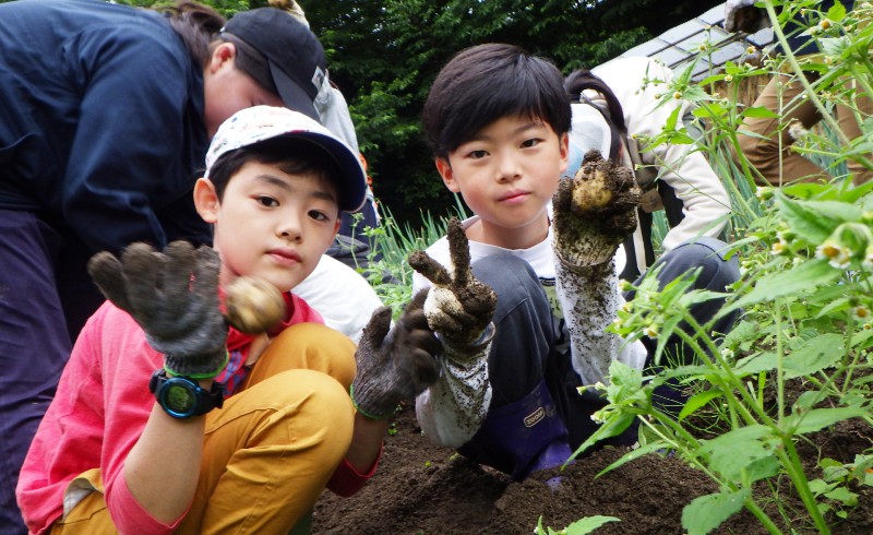 夏休み子どもサマーキャンプ2022（里山と農業のコース）1日目