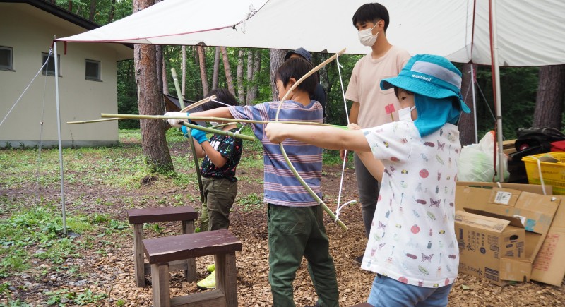 夏休み子どもサマーキャンプ2022「山とテントのコース」2日目