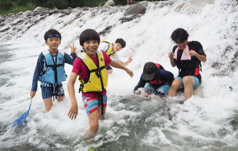 夏休み子どもサマーキャンプ2023「八ヶ岳で遊ぶ！川と森のコース」2日目