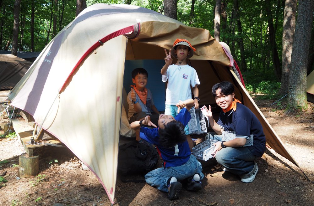 2025年8月夏休み子どもサマーキャンプ「テント泊！本格アウトドアコース」1日目